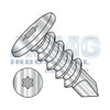 10-16X5/8 Six Lobe Pancake Head Self Drilling Screw Full Thread 410 Stainless Steel