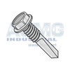 1/4-28X4 Unslot Hexwasher Self Drill Machine Screw #5 Point ZincBake 1000hours Salt Spray
