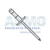 3/16X.062-.250 Low Profile Multi Grip Rivet Zinc