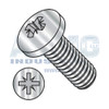 M5-0.8X12 Din 7985A Metric Pozi Type-Z Pan Machine Screw Full Thread 18 8 Stainless Steel