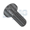 5/16-18X2 Phillips Pan Machine Screw Fully Threaded Black Zinc