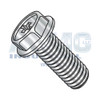 10-24X1/2 Phillips Indented Hex Washer Machine Screw Fully Threaded 18 8 Stainless Steel