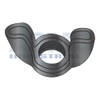 10-32 Stamped Wing Nut Black Oxide and Oil