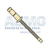 3/16X.24-.33 Water Resistant Dome Structural Rivet Zinc