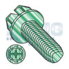 10-32X3/8 Combo slot/phil Ind Hexwash Taptite Alternate Thread Roll F/T Zinc Green BakeWax