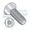 5/16-18X1 1/4 6 Lobe Flat Taptite Alternative Thread Rolling Screw Fully Thrd Zinc Bake & Wax