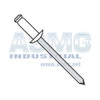1/8X.06-.12 Steel Rivet With Steel Mandrel With White Eyelet