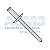 1/8X.31-.37 Large Flange Stainless Steel Rivet With Stainless Steel Mandrel