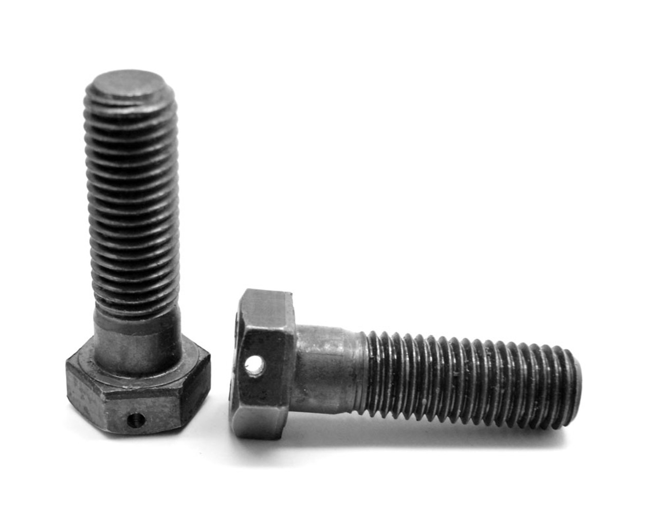 3/4-10 x 3 1/4 Coarse Thread Grade 5 Hex Cap Screw (Bolt) Drilled Head Medium Carbon Steel Thermal Black Oxide