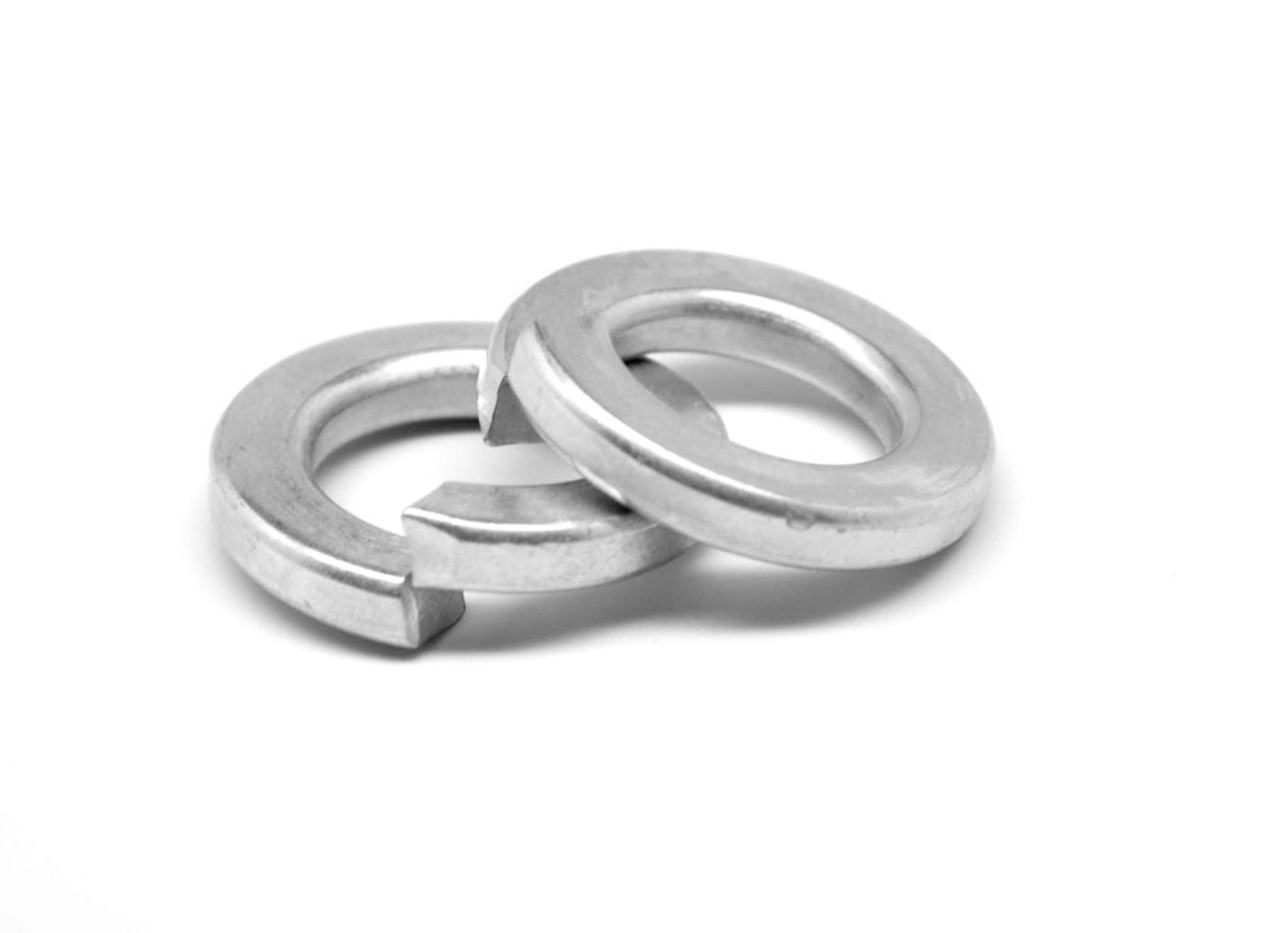 #10 Regular Split Lockwasher Medium Carbon Steel Zinc Plated