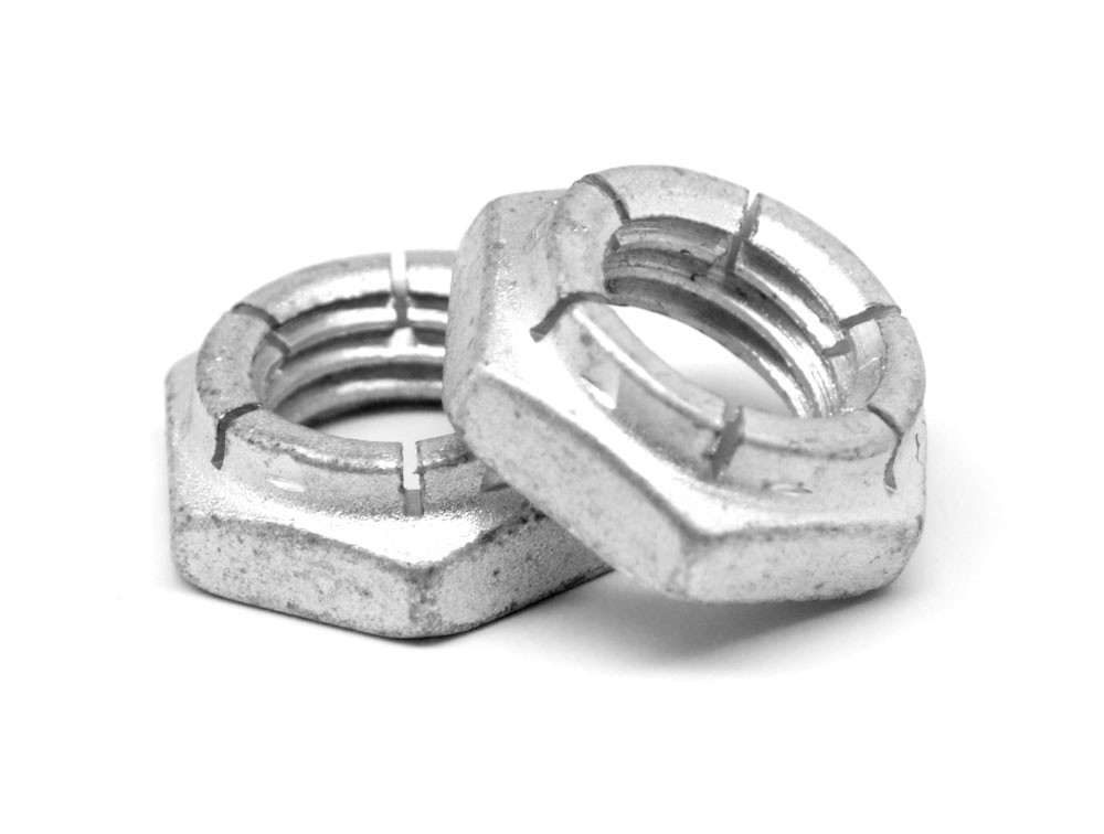 8-32 Coarse Thread Flexloc Nut Light Hex Thin Medium Carbon Steel