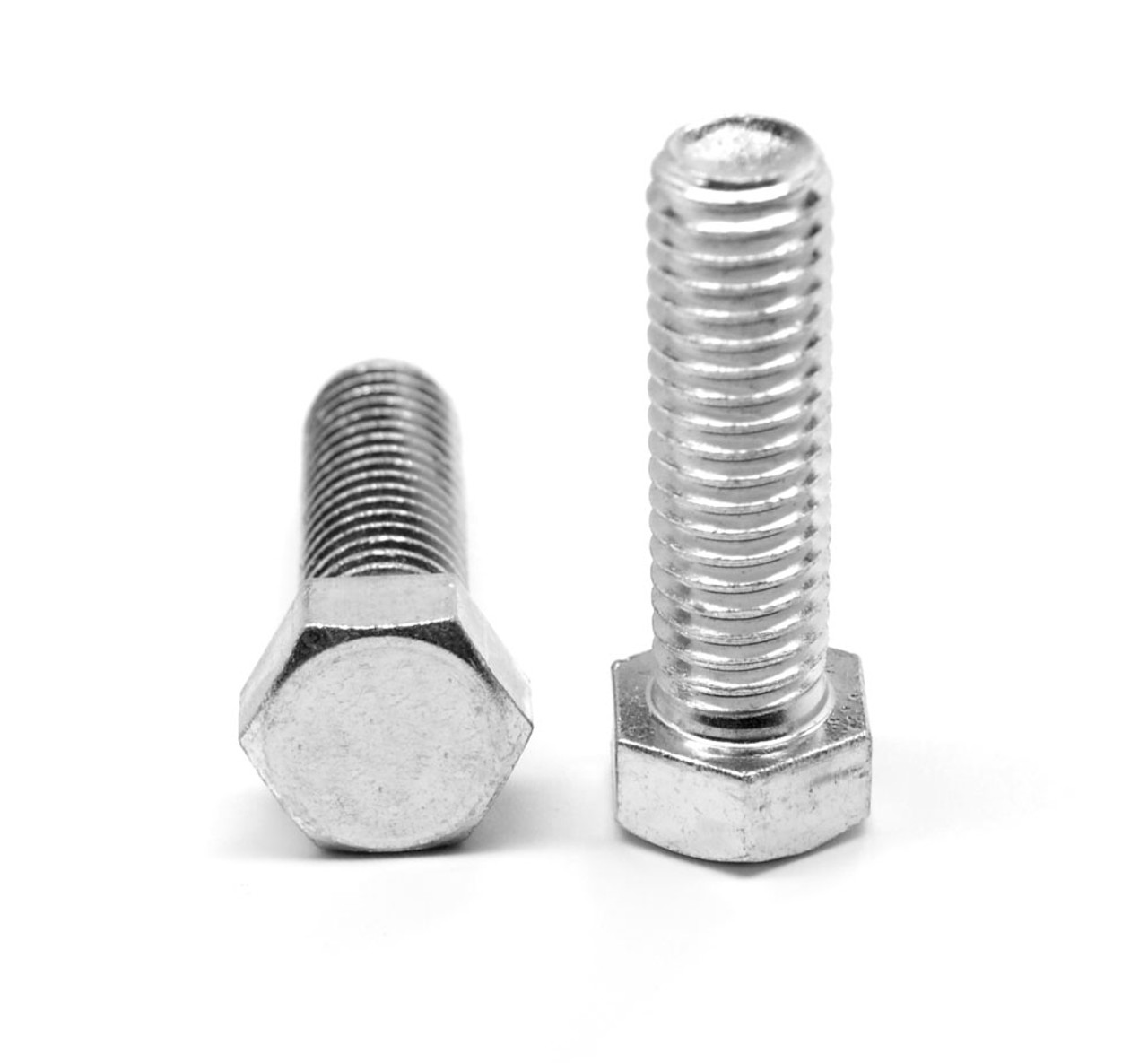 M4 x 0.70 x 10 MM (FT) Coarse Thread DIN 933 / ISO 4017 Class 8.8 Hex Cap Screw (Bolt) Medium Carbon Steel Zinc Plated