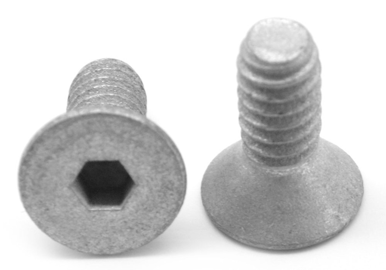 #10-24 x 1/2" (FT) Coarse Thread Socket Flat Head Cap Screw Alloy Steel Mechanical Zinc