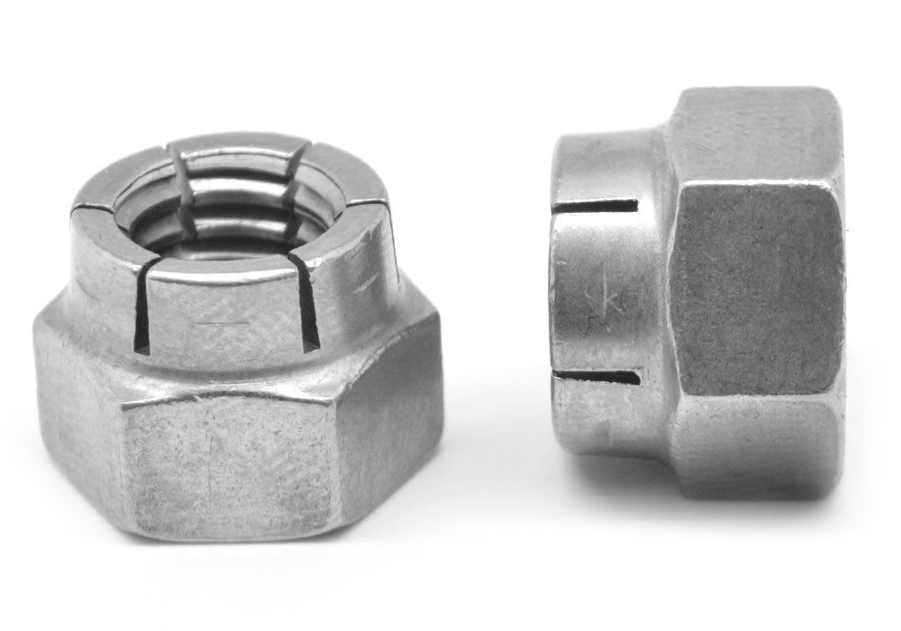 10-32 Fine Thread Flexloc Nut Light Hex Full Medium Carbon Steel