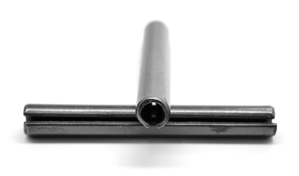 M5 x 45 MM Roll Pin / Spring Pin Medium Carbon Steel Black Oxide