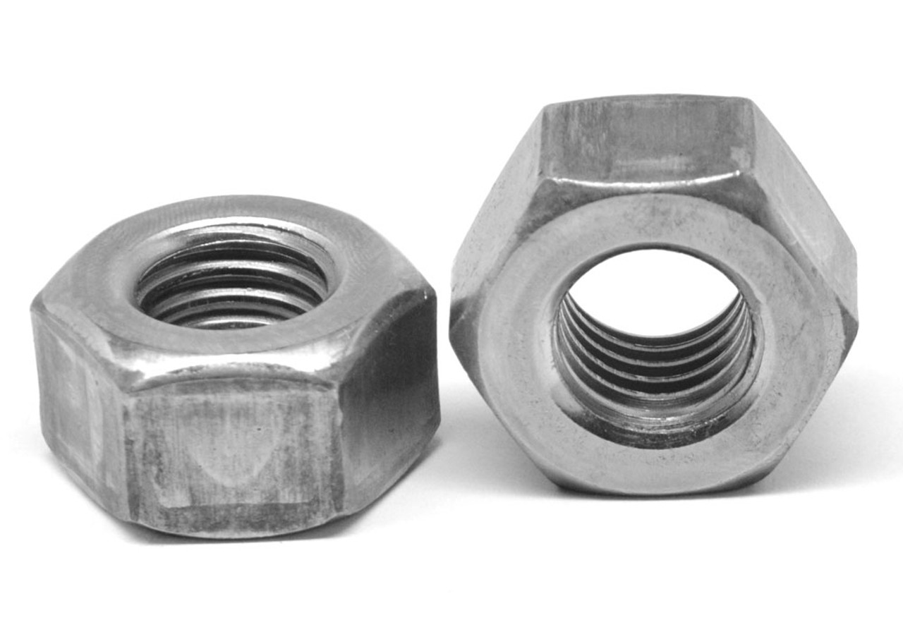 1/4"-20 Coarse Thread A563 Grade A Heavy Hex Nut Low Carbon Steel Plain Finish