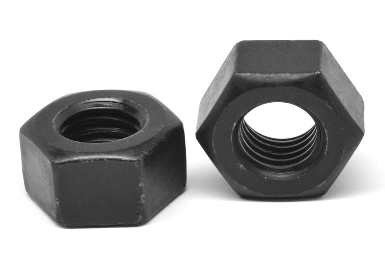 5/8"-11 Coarse Thread A194 Grade 2H Heavy Hex Nut Medium Carbon Steel Black Oxide (Packaged In Metal Keg)