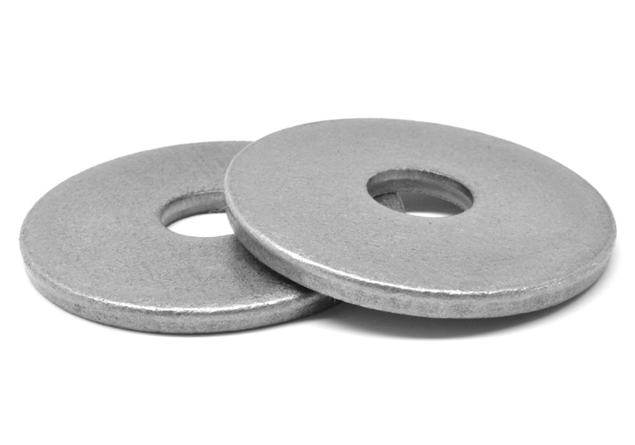 1/2" x 2 1/4" x 3/16" Round Plate Washer Low Carbon Steel Plain Finish