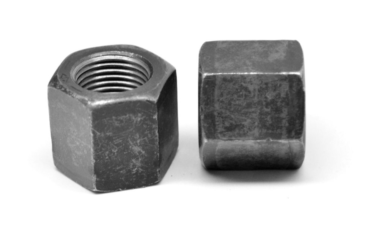 7/8"-14 Fine Thread Grade 8 High Hex Nut Medium Carbon Steel Black Oxide