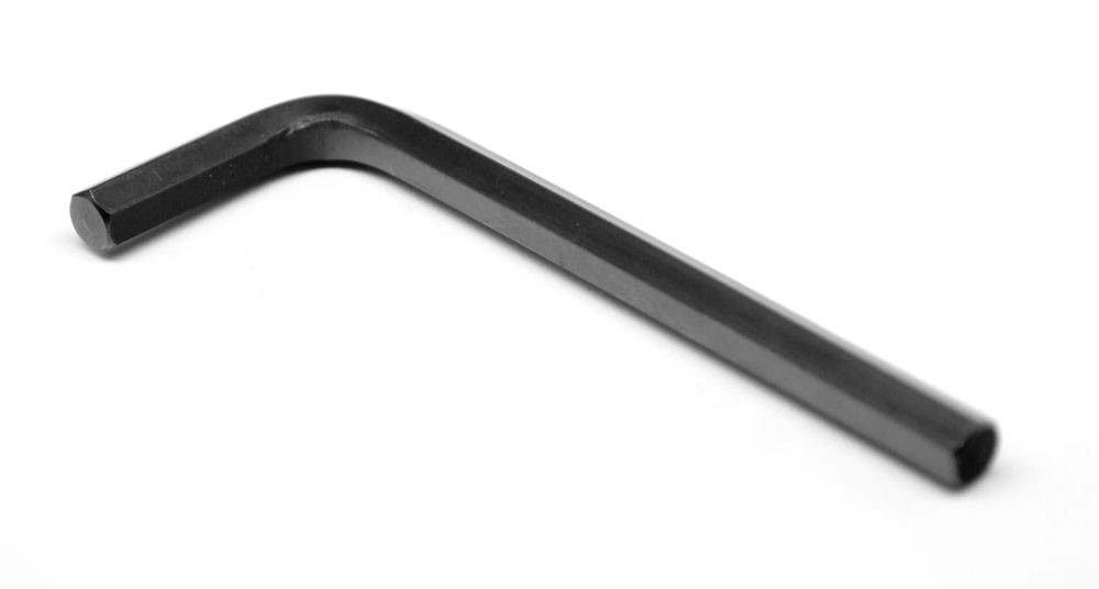 M22 Hex Key Short Arm Alloy Steel 6150 Black Oxide | ASMC.net