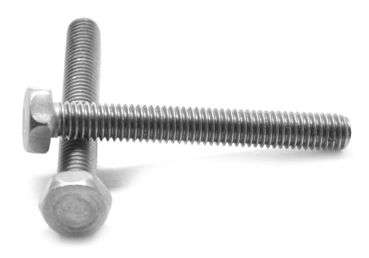 #6-32 x 7/8" (FT) Coarse Thread Machine Screw Hex Head Stainless Steel 18-8