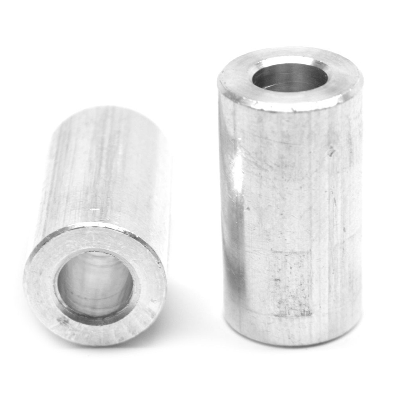 #10 x 9/16" x 3/8" OD Round Spacer Aluminum