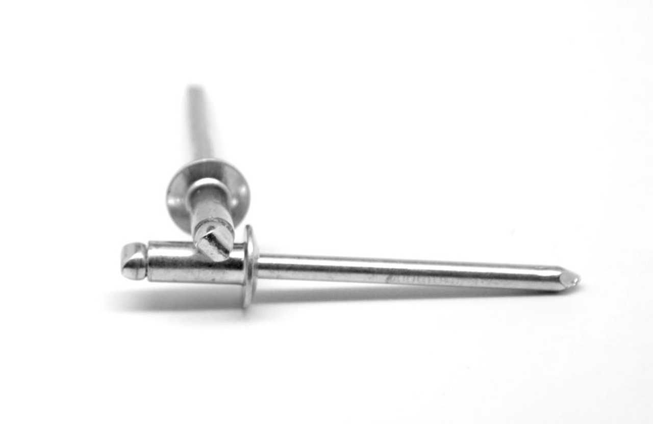 1/8" (.18-.25") Countersunk Blind Rivet Aluminium with Steel Pin
