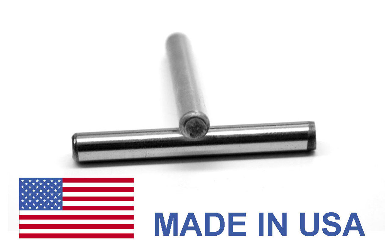 1/2 x 1 Dowel Pin Hardened & Ground - USA Alloy Steel Bright Finish