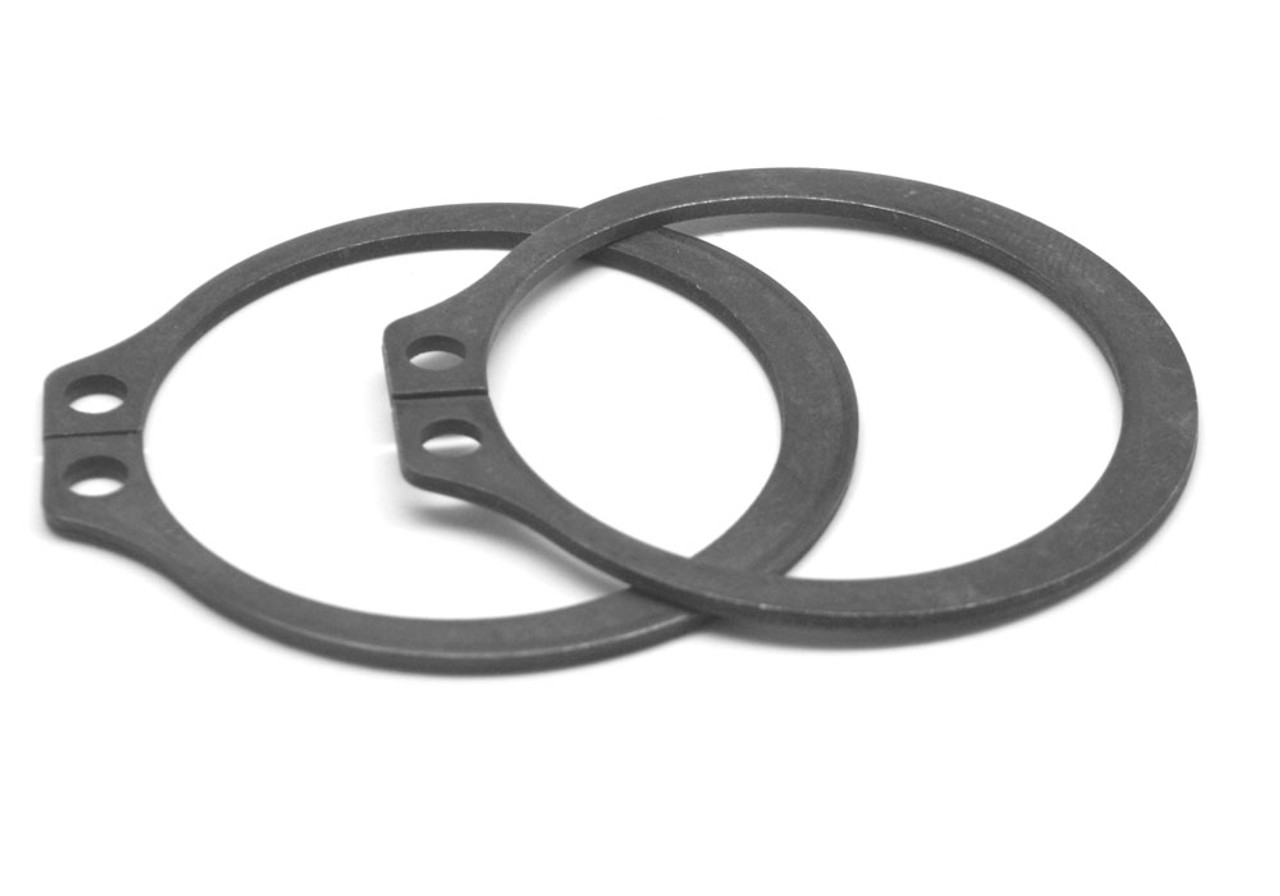 1.000 External Retaining Ring Medium Carbon Steel Black Phosphate