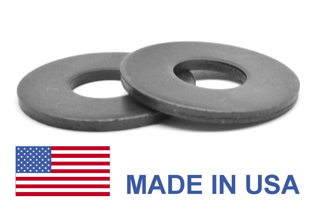.281 x .625 MS15795 Flat Washer - USA Stainless Steel 18-8 Black Oxide