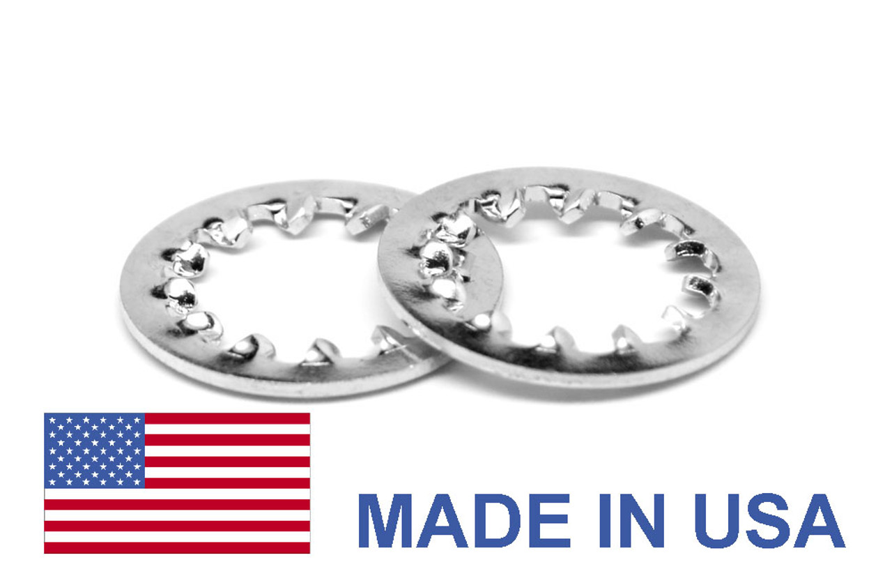 #4 MS35333 Internal Tooth Lockwasher - USA Stainless Steel 410