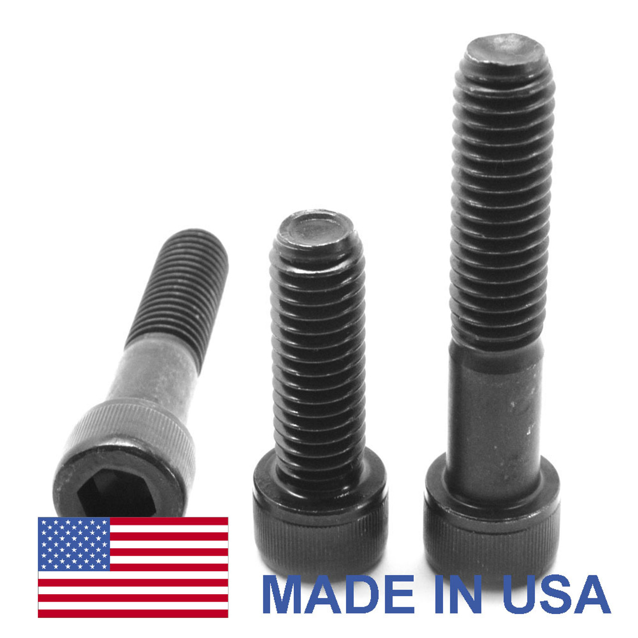#4-40 x 1/2" Coarse Thread Socket Head Cap Screw - USA Alloy Steel Black Oxide