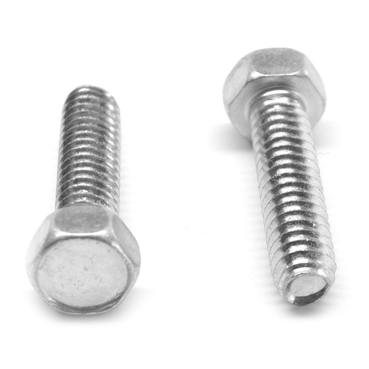 1/4-20 x 1 Coarse Thread Taptite®-Alternative Thread Rolling Screw Indented Hex Head Low Carbon Steel Zinc Plated/Wax