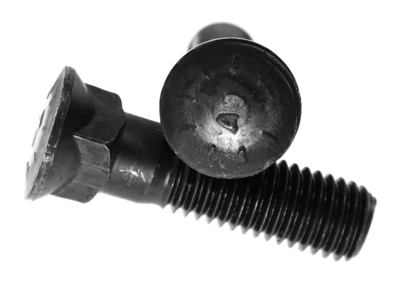 3/4-10 x 3 3/4 Coarse Thread Dome Head Scraper Blade Bolt 170 KSI Alloy Steel Thermal Black Oxide