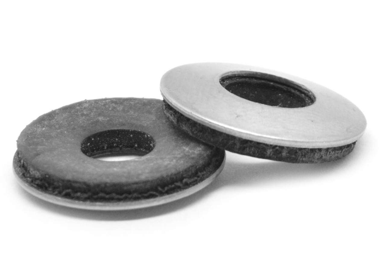 #10 x 1/2" Bonded Neoprene Sealing Washer Low Carbon Steel Zinc Plated