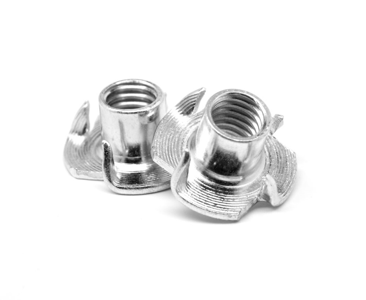 5/16"-18 x 3/8" Coarse Thread Tee Nut 4 Prong Stainless Steel 18-8