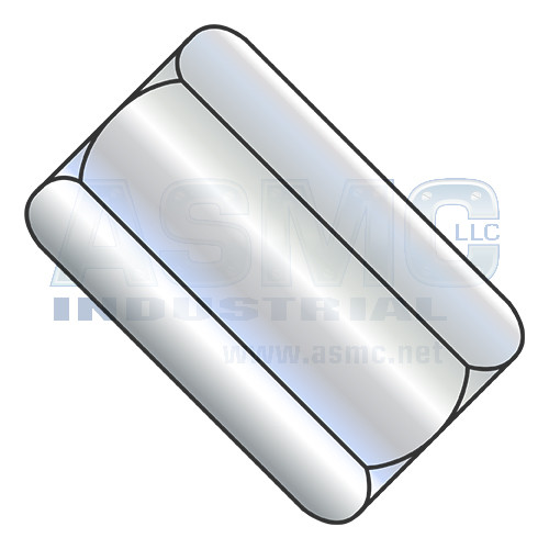 5/8-11X2 1/8 Hex Rod Coupling Nut 13/16 inch Across Flats Zinc