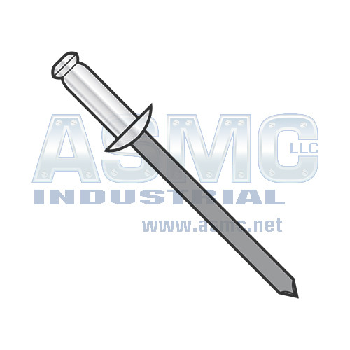 5/32X.06-.12 Aluminum Rivet With Steel Mandrel