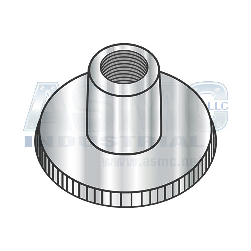 M4-0.7 Metric Din 466 Knurled Thumb Nuts high type AISI 303 Stainless Steel