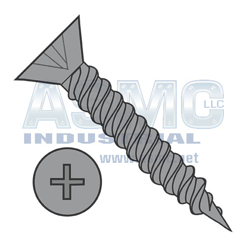 5-20X5/8 Phillips Flat Hinge Screw Twinfast Fine Thread Fully Threaded Plain