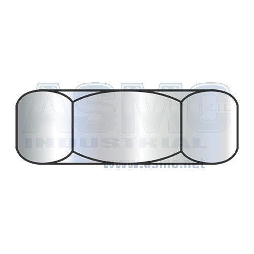 3/8-24X5/8X1/4 Fine Thread Hex Machine Screw Nut Zinc