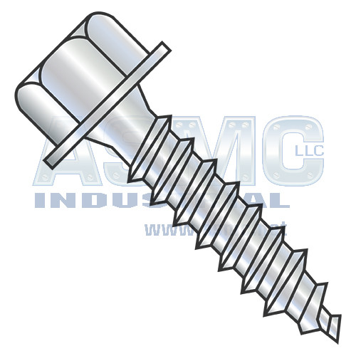 9-15X2 Unslot Ind HI-Hexwasher w/shoulder Pole Grip type S Full Thrd 1,000hr Salt Spray