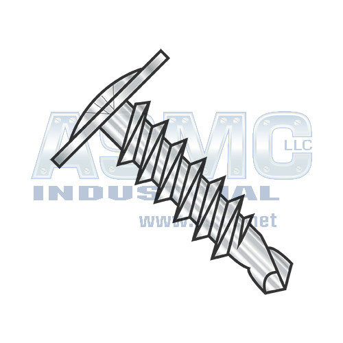 12-14X1/2 Phillips Modified Truss Head Full Thread Self Drilling Screw 18 8 Stainles Steel