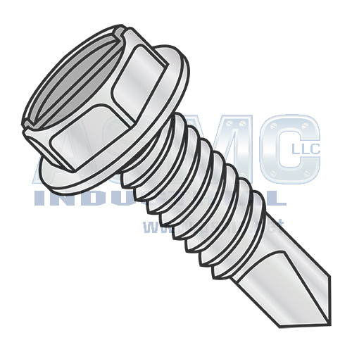10-24X5/8 Slot Ind Hexwasher Self Drill MachineThd Full Thrd ZincBake 1000hours Salt Spray