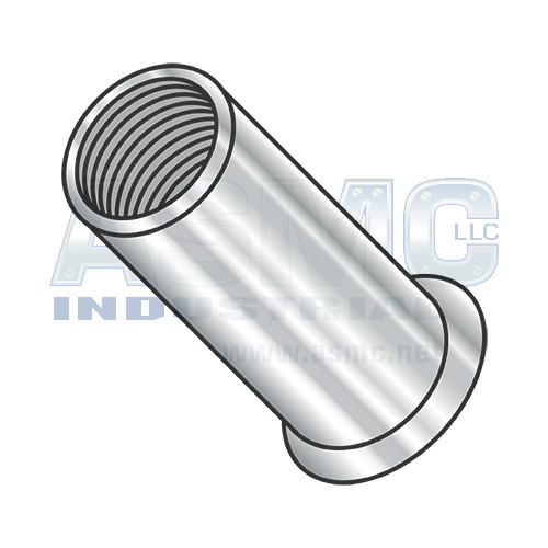 8-32-.080 Small Head Rivet Nut Stainless Steel Cleaned and Polished NON-RIBBED