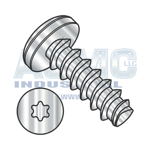 4-20X5/16 6 Lobe Pan Plastite Alternative 48-2 Fully Threaded 18-8 S/S Passivated and Wax