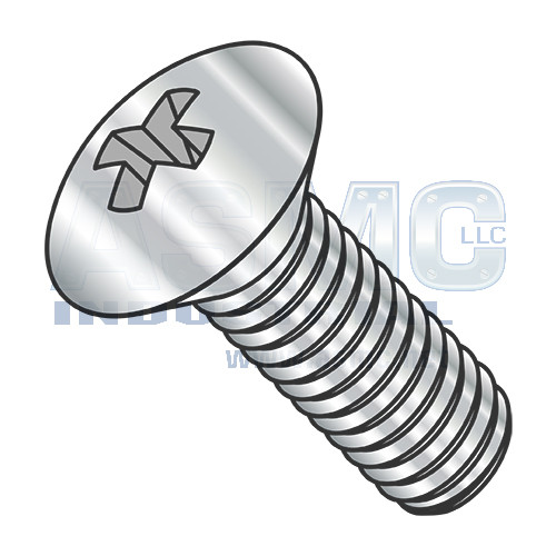 M4-0.7X10 Din 966 Metric Phillips Oval Machine Screw Full Thread A2 Stainless Steel