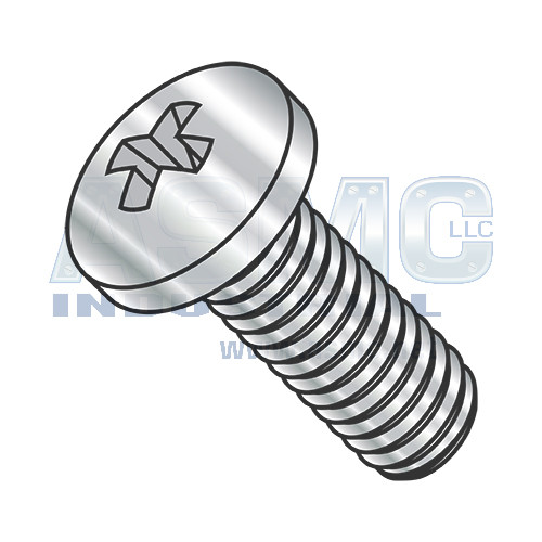 M5-0.8X16 Din 7985 A Metric Phillips Pan Machine Screw Full Thread A4 316 Stainless Steel