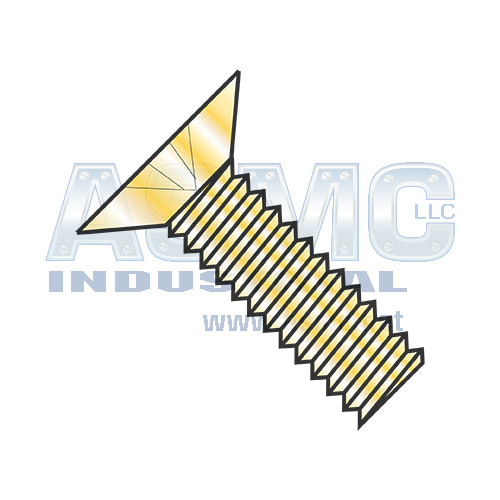 4-48X1 3/8 MS24693 Military Phillips Flat 100 Degree Full Thread Machine Screw Cadmium