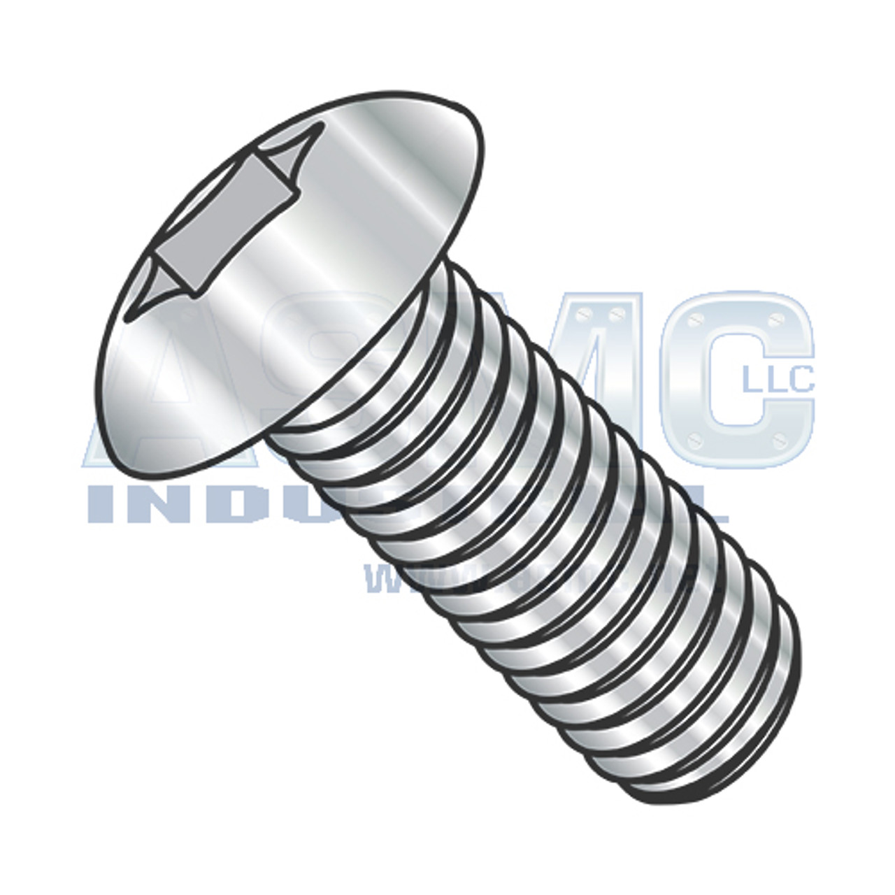 4-40X1/2 6 Lobe Truss Full Contour Machine Screw Fully Threaded 18 8 Stainless Steel